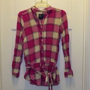 American Eagle Outfitters plaid shirt. Size 6